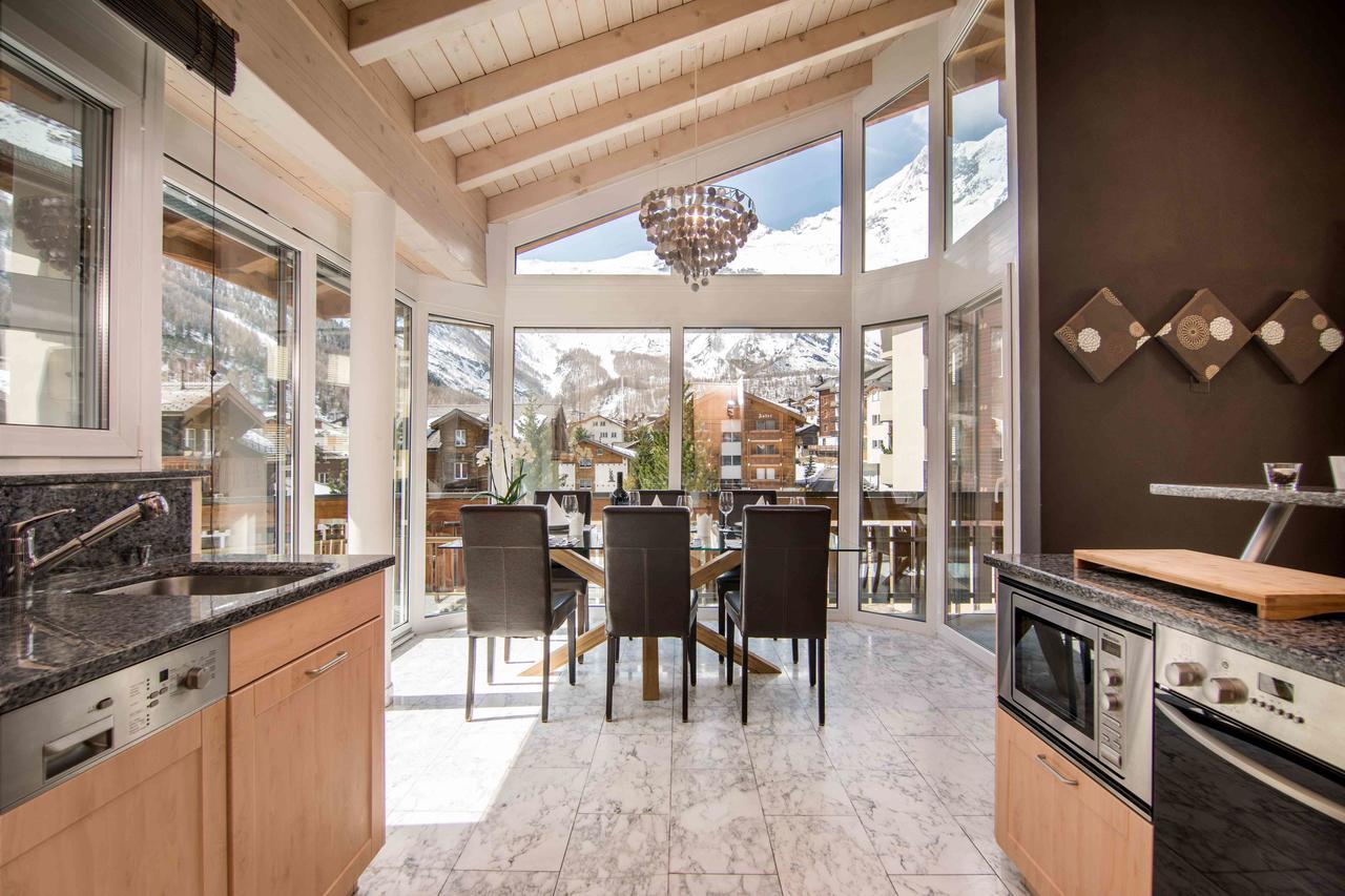Chalet Sunshine Saas-Fee Ngoại thất bức ảnh